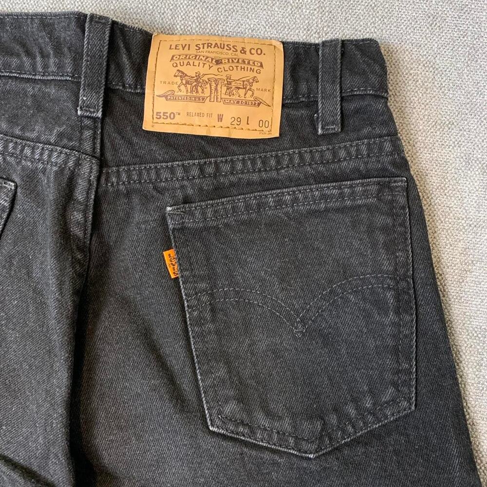 Vintage 90s Levi's Orange Tab 550 Baggy denim shorts